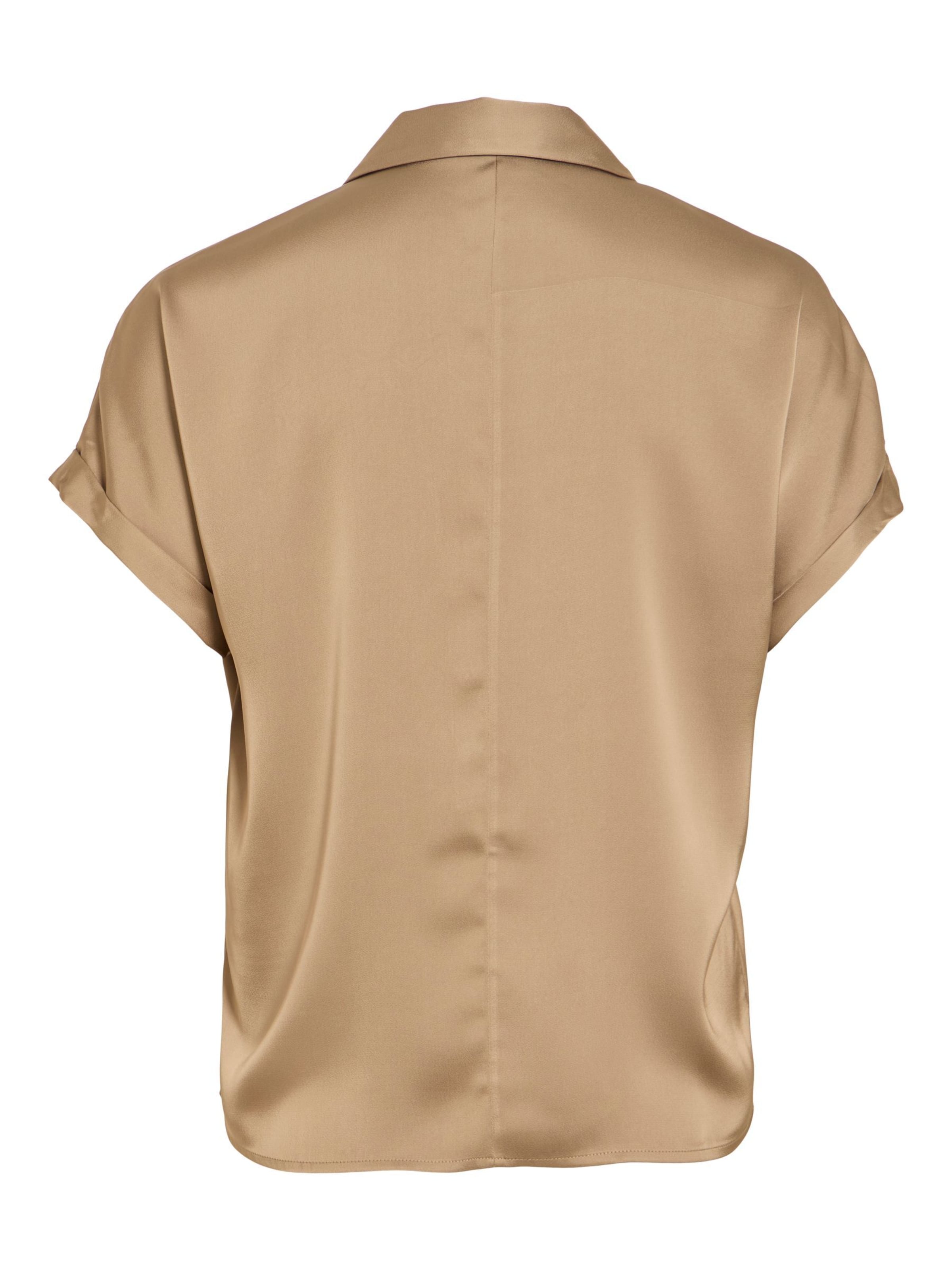 VILA Blouse 'VIEnna Ravenna' in Beige