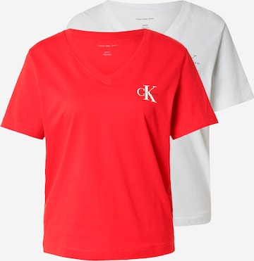 Calvin Klein Jeans T-Shirt in Rot: Vorderseite