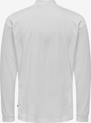 T-Shirt 'FRED' Only & Sons en blanc