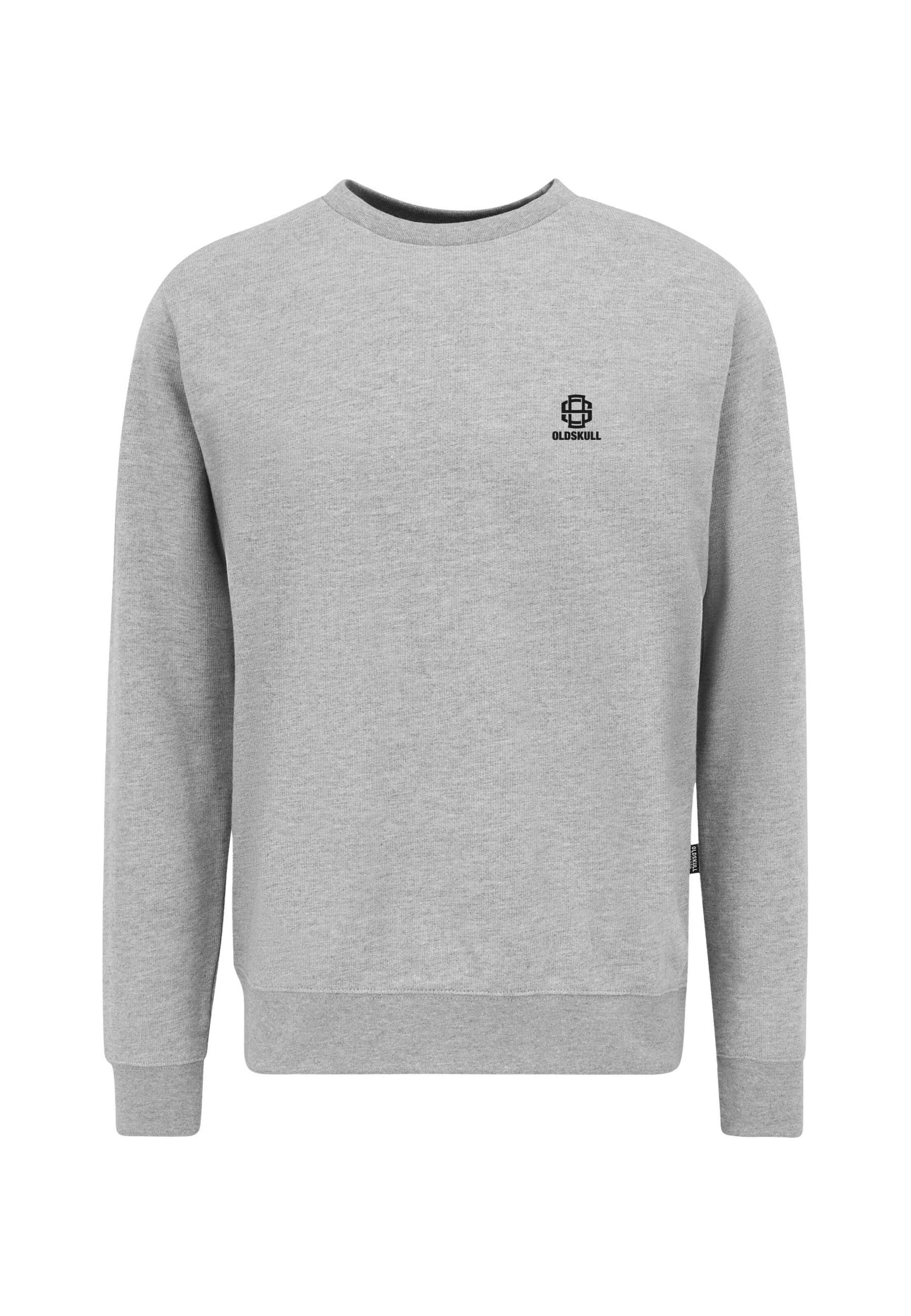 Oldskull Sweatshirt 'Basic Oldskull 25' in Grey: front