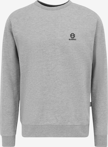 Oldskull Sweatshirt 'Basic Oldskull 25' in Grey: front