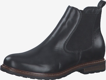 TAMARIS - Botas Chelsea en negro: frente