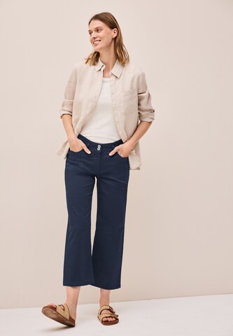 CECIL Wide Leg Hose in Blau