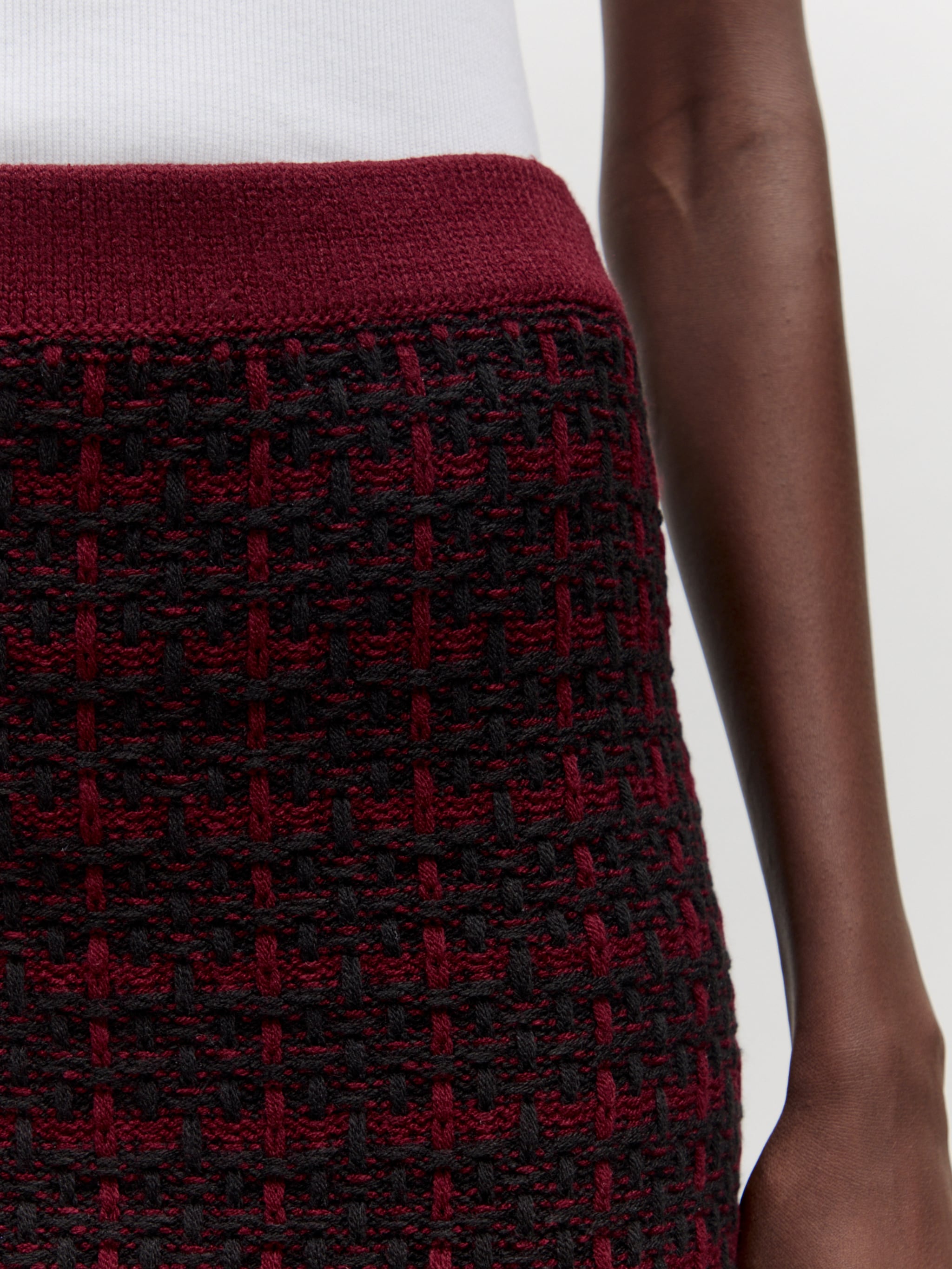 EDITED Produits Jupe 'Debora' rouge carmin