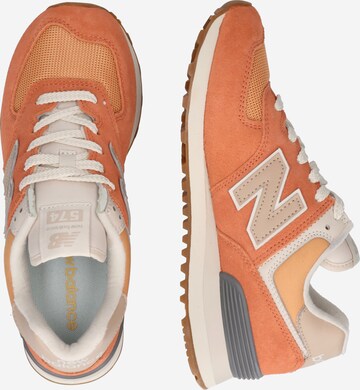 Baskets basses '574' new balance en orange