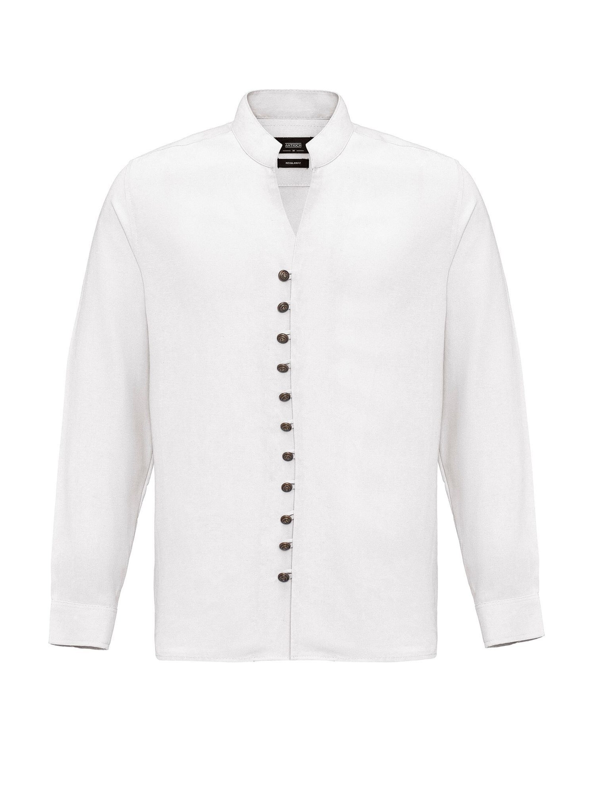 Antioch Regular fit Overhemd in Wit: voorkant