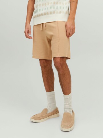 JACK & JONES Regular Pants 'Puck' in Brown: front