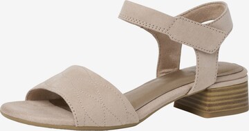 JANA Sandal i beige: framsida