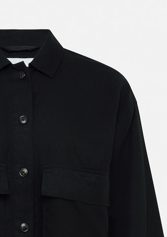 comma casual identity Tussenjas in Zwart