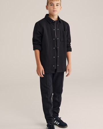 WE Fashion Tapered Trousers in Black