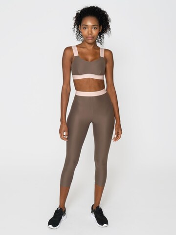 Horizon Athletic Skinny Sporthose 'Saleina'‌‌‌‌‌‌‌‌‌ in Braun: Vorderseite
