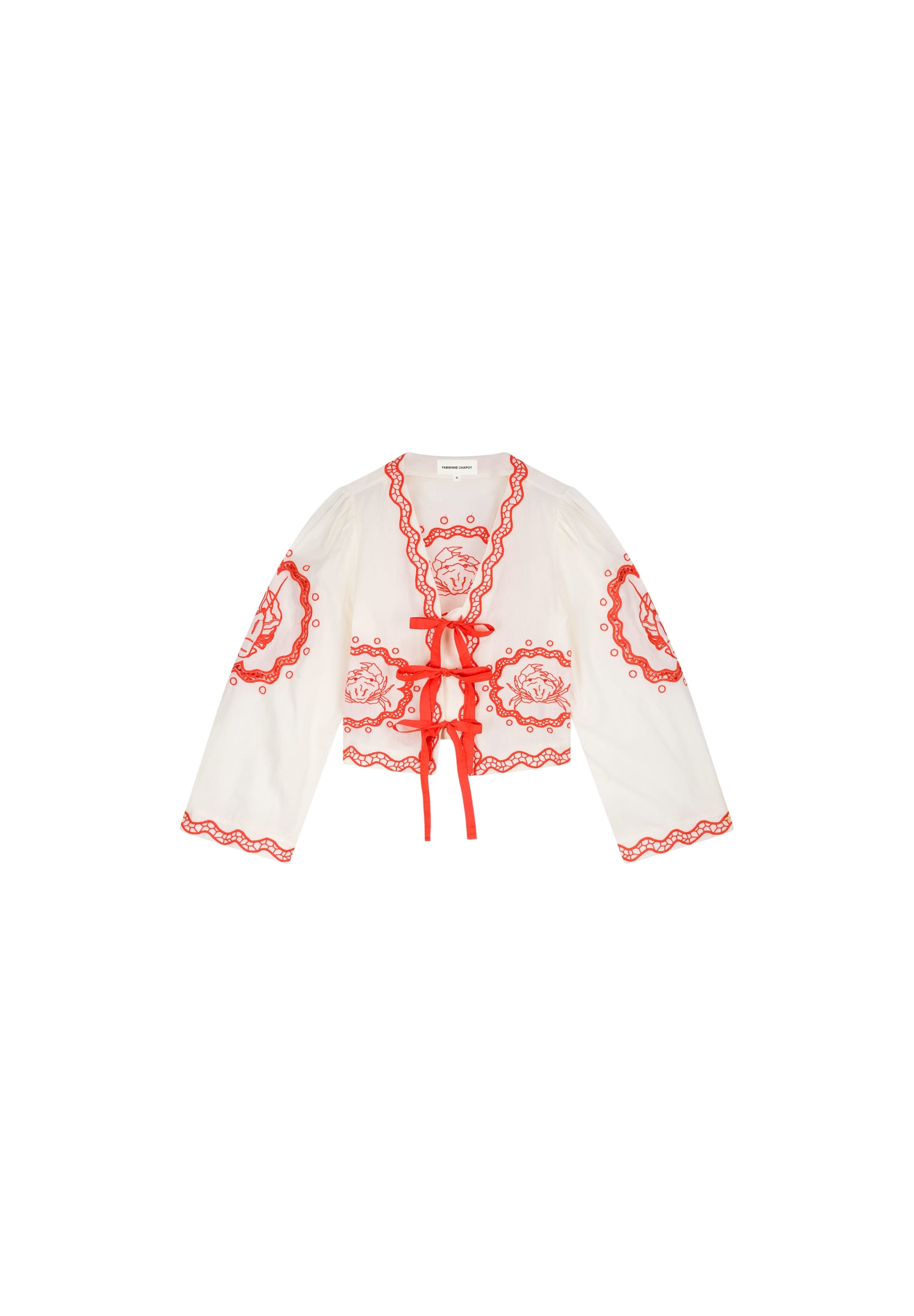 Fabienne Chapot Blouse in Beige: front