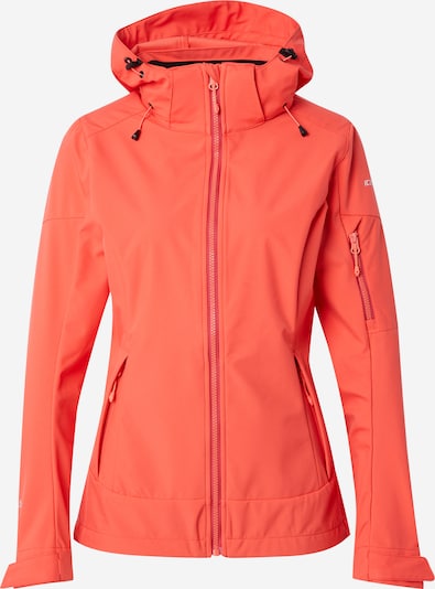 ICEPEAK Outdoorjas 'BATHGATE' in de kleur Oranje / Wit, Productweergave