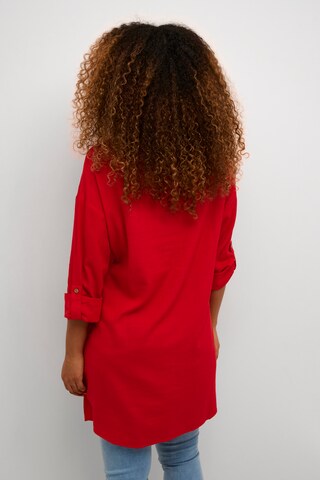 Tunique 'Venta' Cream en rouge