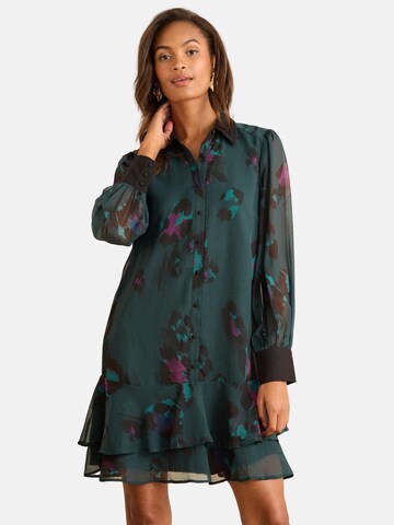 love & roses Blusenkleid in Grün: Vorderseite