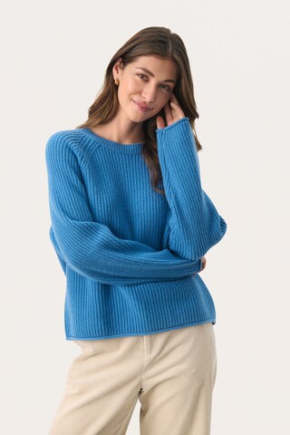 Pull-over 'Luah' Part Two en bleu : devant