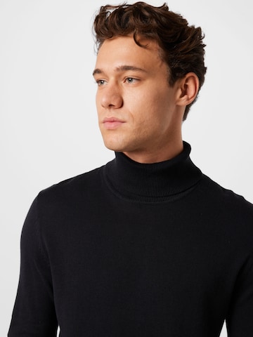 !Solid Pullover in Schwarz