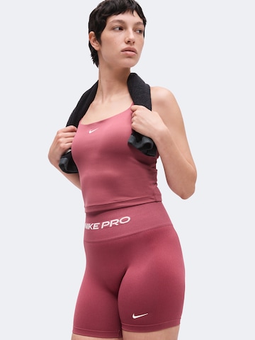 Skinny Pantaloni sport 'Pro' de la NIKE pe roz