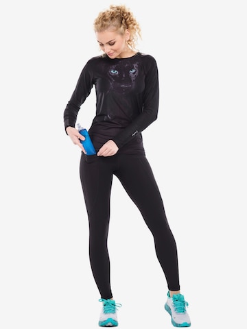 Winshape Skinny Παντελόνι φόρμας 'HWL115C' σε μαύρο