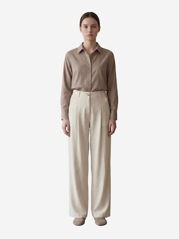 My fashion Wide leg Broek in Beige