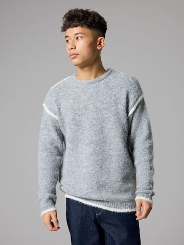 Pull-over LMTD en gris : devant