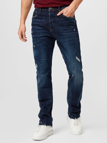 Elias Rumelis Slimfit Jeans in Blauw: voorkant