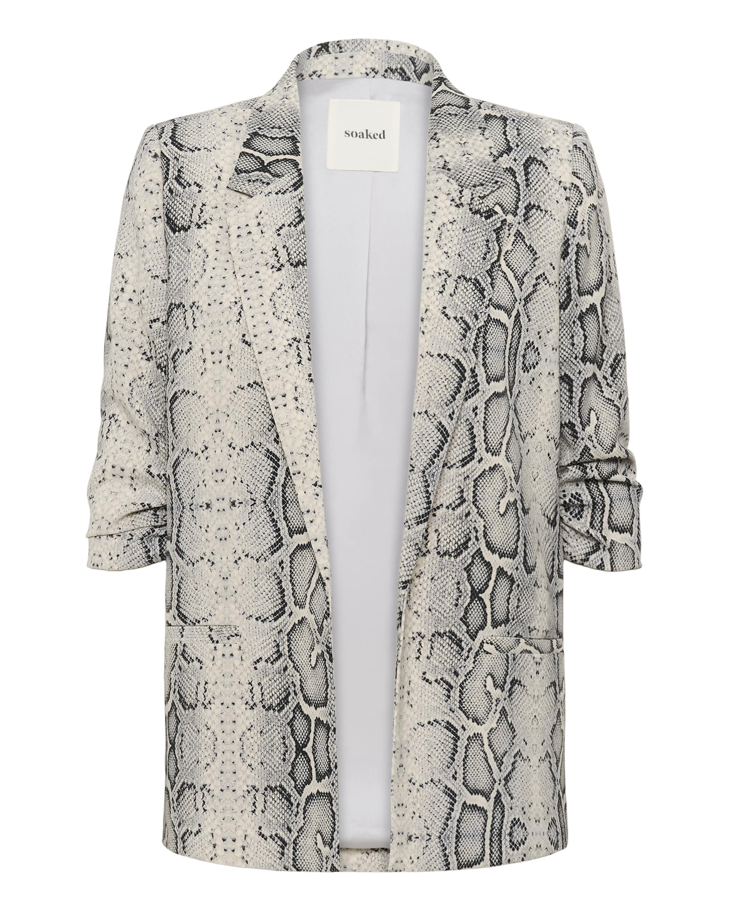 SOAKED IN LUXURY Blazer 'Shirley' in White: front