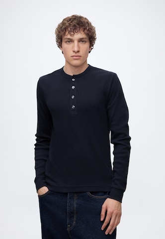 Abercrombie & Fitch Shirt 'ESSENTIAL' in Blauw: voorkant