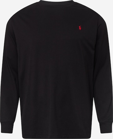 Polo Ralph Lauren Big & Tall Shirt in Black: front
