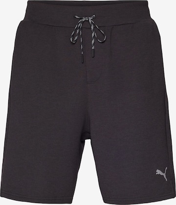 PUMA Regular Urheiluhousut 'CLOUDSPUN' värissä musta: etupuoli