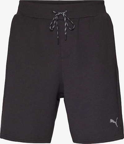 Sportinės kelnės 'CLOUDSPUN' iš PUMA, spalva – šviesiai pilka / margai juoda, Prekių apžvalga