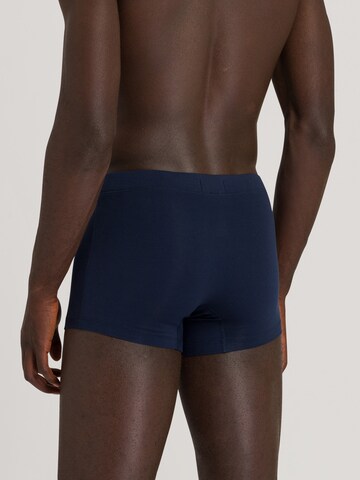 Hanro Boxershorts ' Cotton Essentials ' in Blauw