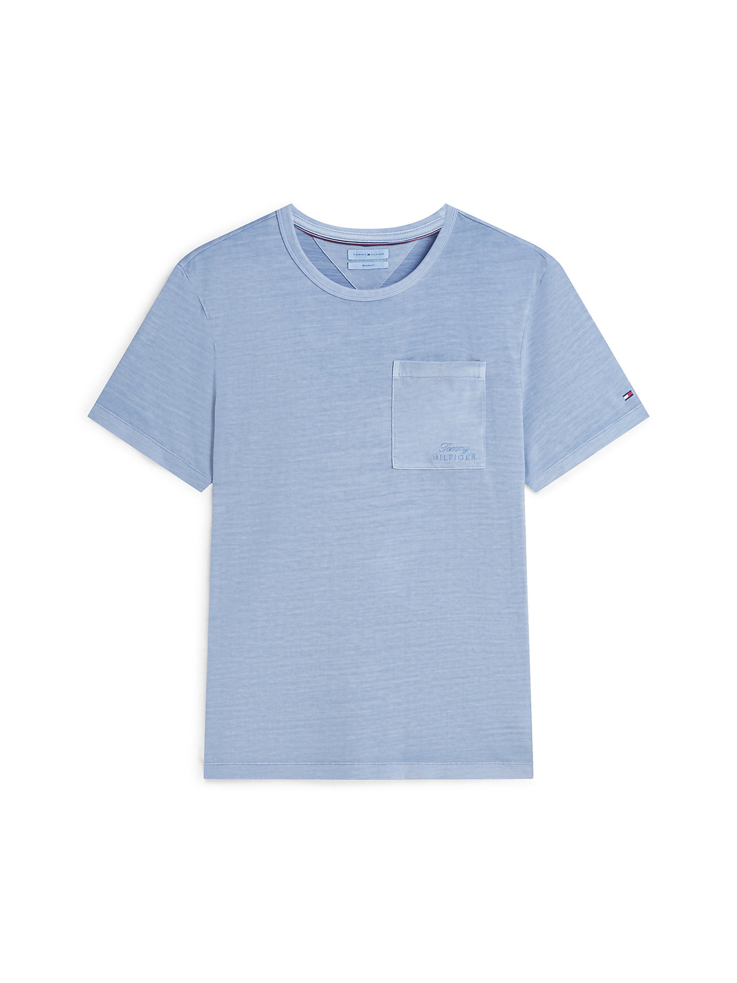 TOMMY HILFIGER T-Shirt in taubenblau, Produktansicht