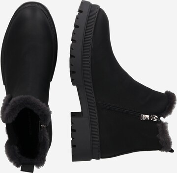 TOM TAILOR Chelsea boots in Zwart