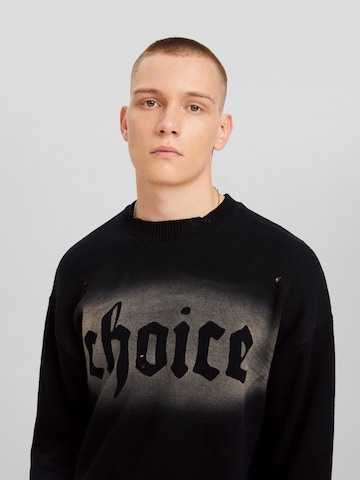 Pull-over Bershka en noir