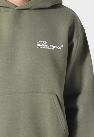 Felpa 'Koi' di Irasuto Studios in verde