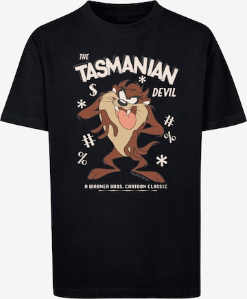 T-Shirt 'Looney Tunes - Tasmanian Devil' ABSOLUTE CULT en noir : devant