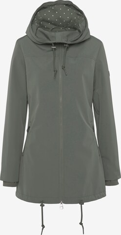 KangaROOS Athletic Jacket in Green: front