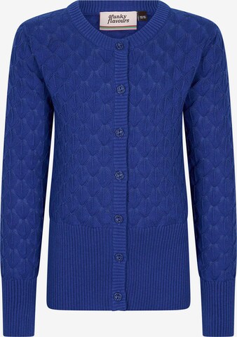 Cardigan 'Blue Soul' 4funkyflavours en bleu : devant