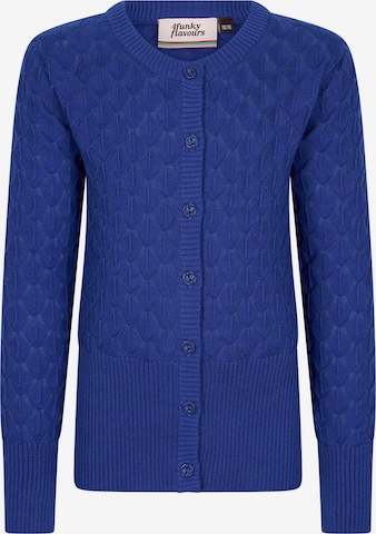 Cardigan 'Blue Soul' 4funkyflavours en bleu : devant