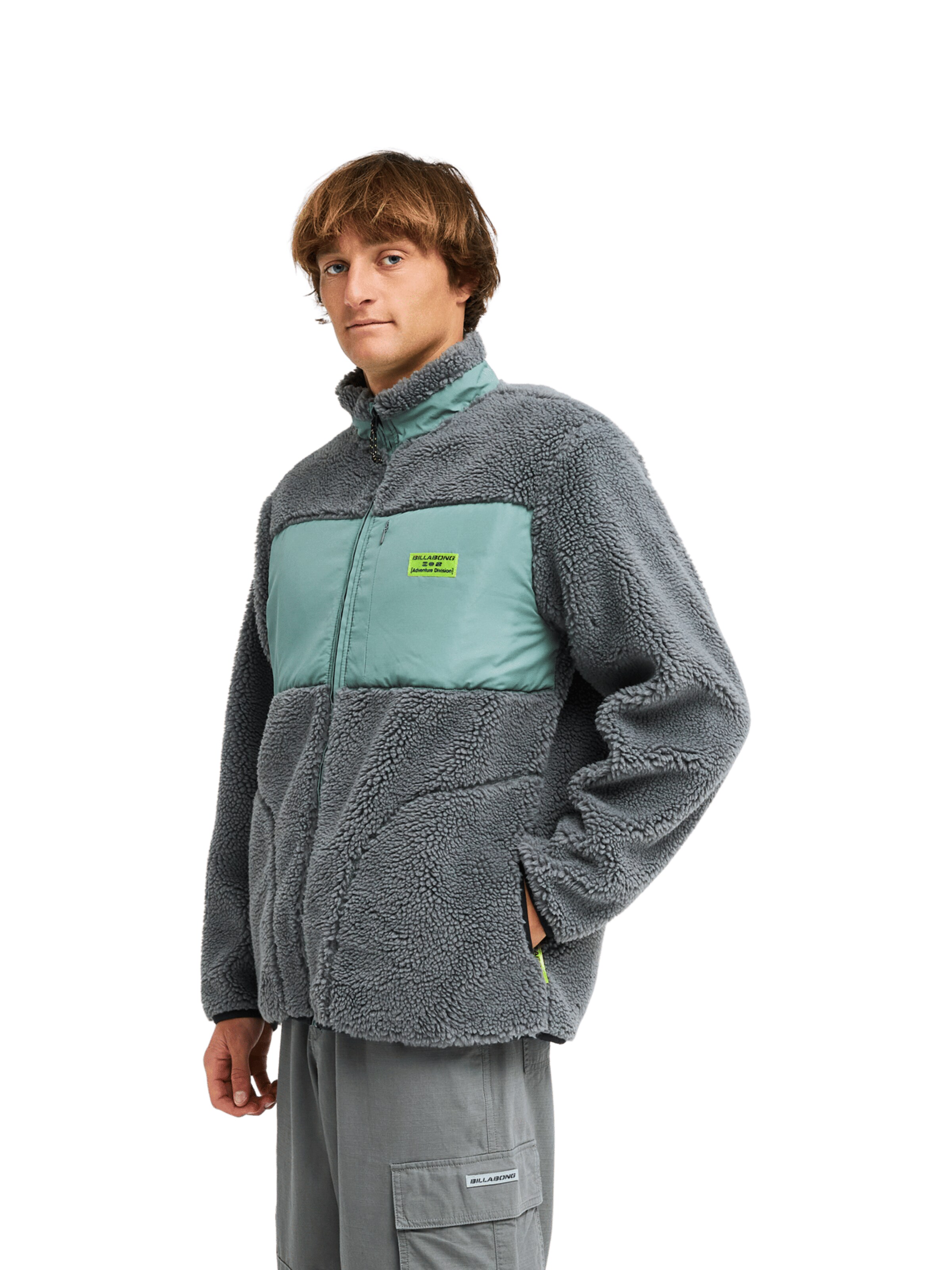 BILLABONG Fleece Jacket in Grey