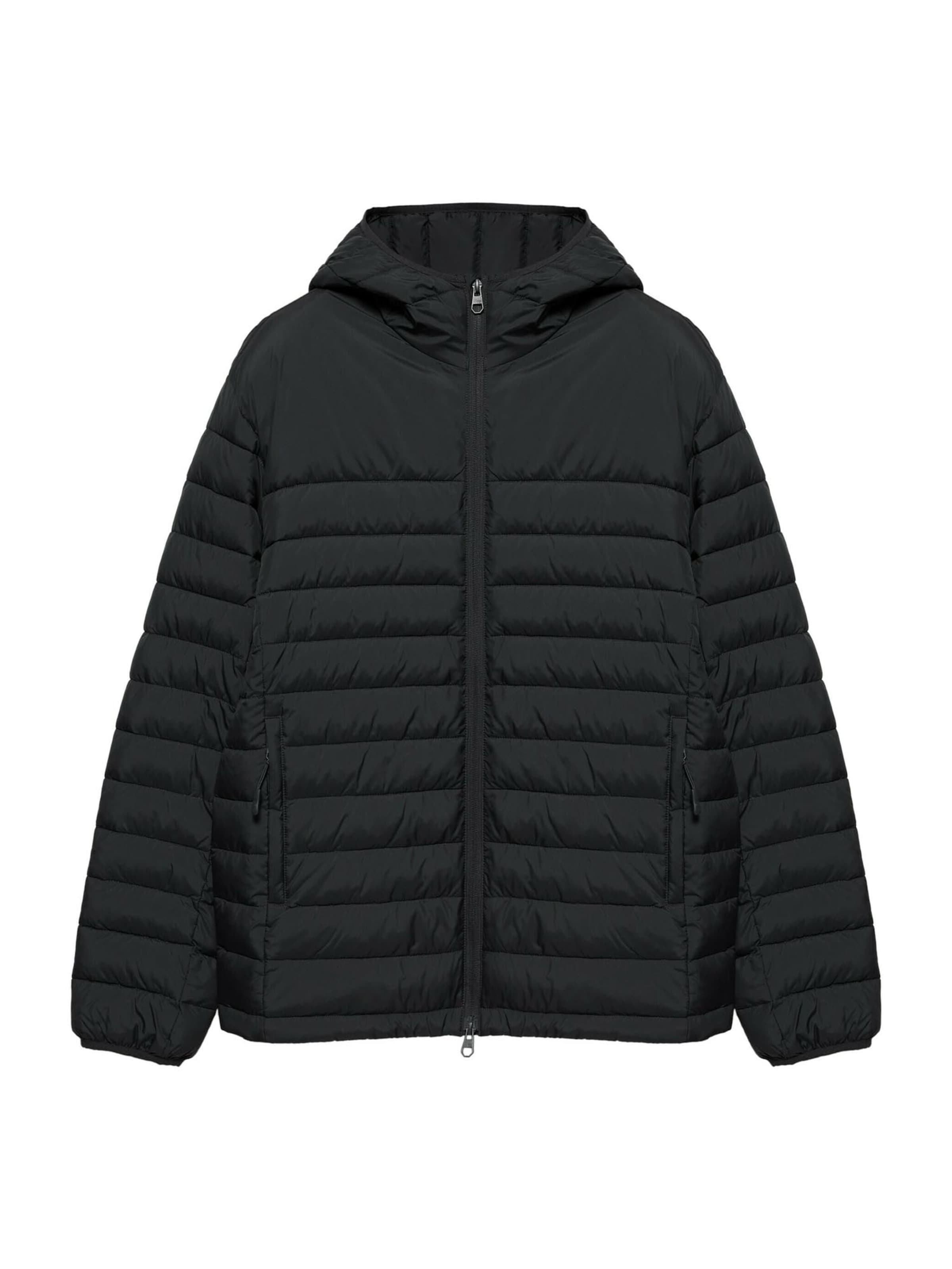 Pull&Bear Přechodná bunda ve velikosti XL - černá, Produkt