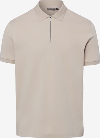 T-Shirt Finshley & Harding en marron : devant