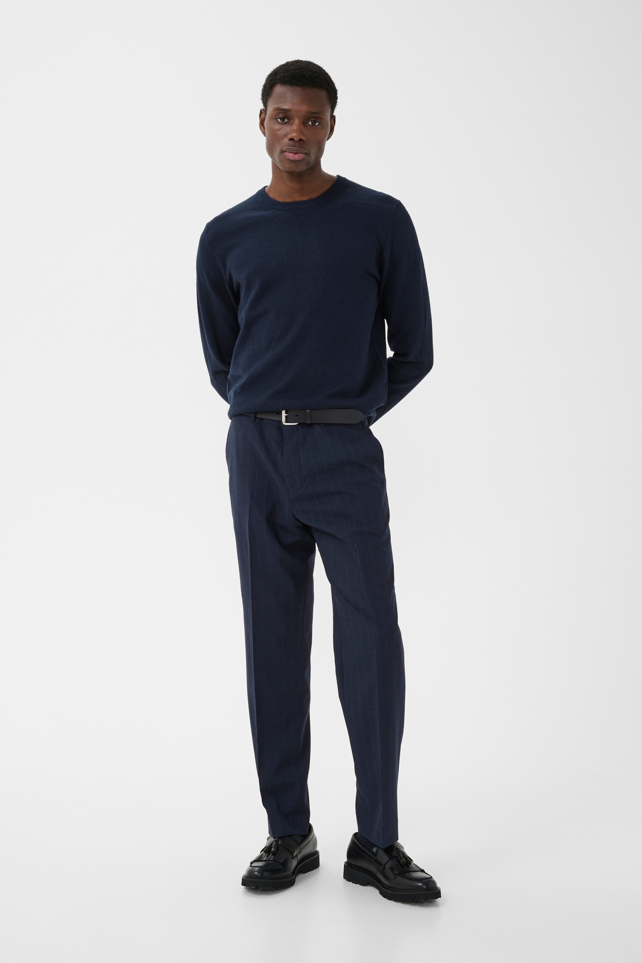 Matinique Regular Broek 'Wesley ' in Blauw
