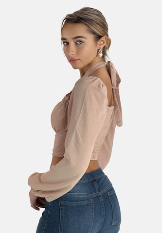 Elara Blouse in Pink