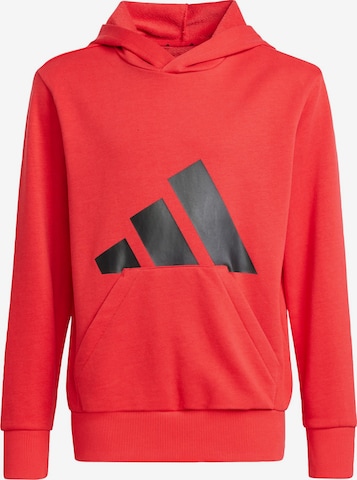 Felpa sportiva 'Essentials' di ADIDAS SPORTSWEAR in rosso: frontale