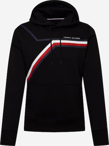 TOMMY HILFIGER Mikina - Čierna: predná strana