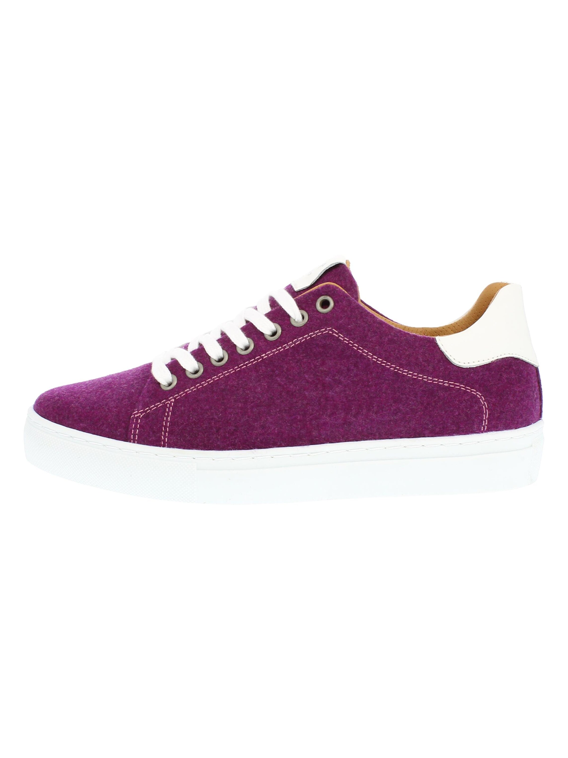 XAVER LUIS Schuhmanufaktur Sneakers 'MIA - Nachhaltiger Merinowolle-Sneaker' in Purple: front