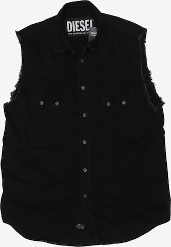DIESEL Weste L in Schwarz: Vorderseite