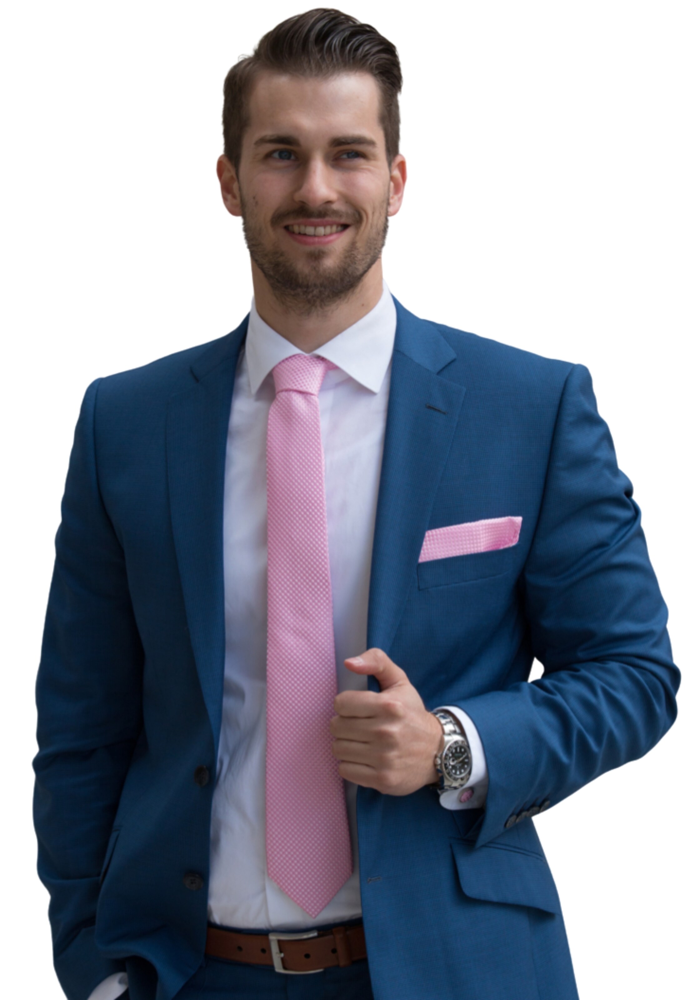 Massi Morino Tie in Pink